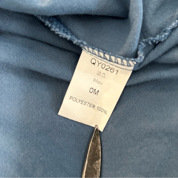 Denim blue dress fit and flare Medium 10 - Picture 4 of 8